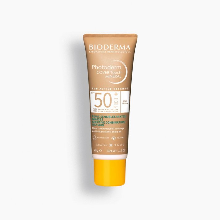 7B1570157D_7B7D_7B282277D.jpg Bioderm Photoderm Cover Touch Mineral Spf50+ Bronze 40ml - Imagem 1