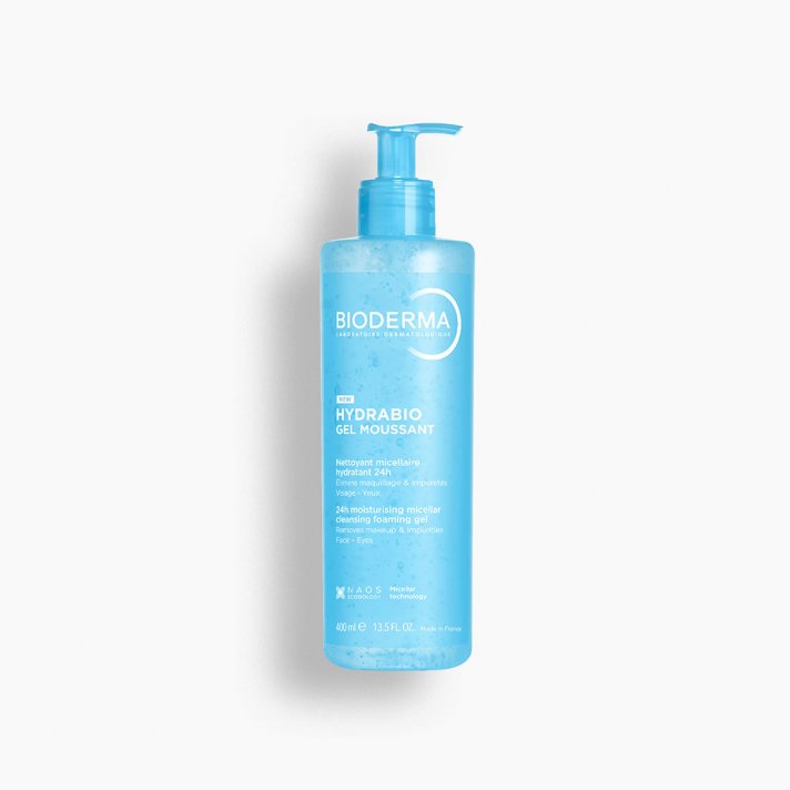 Packshot_Hydrabio-Gel-moussant-F400ml-28384-MADmay25.jpg Bioderma Hydrabio Gel Moussant 400ml - Image 1