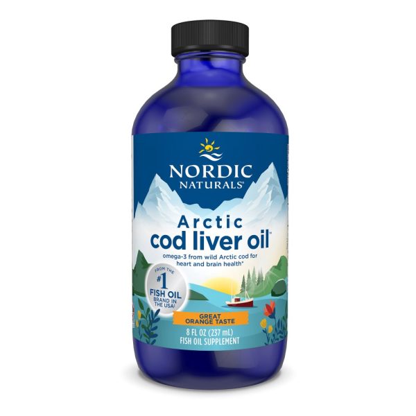 Arctic Cod Liver Oil - 1060mg Laranja - 237 ml  - Nordic Naturals