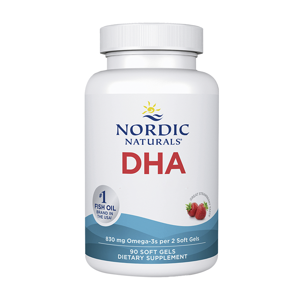 DHA - 830mg Strawberry - 90 Cápsulas Moles - Nordic Naturals - Image 1