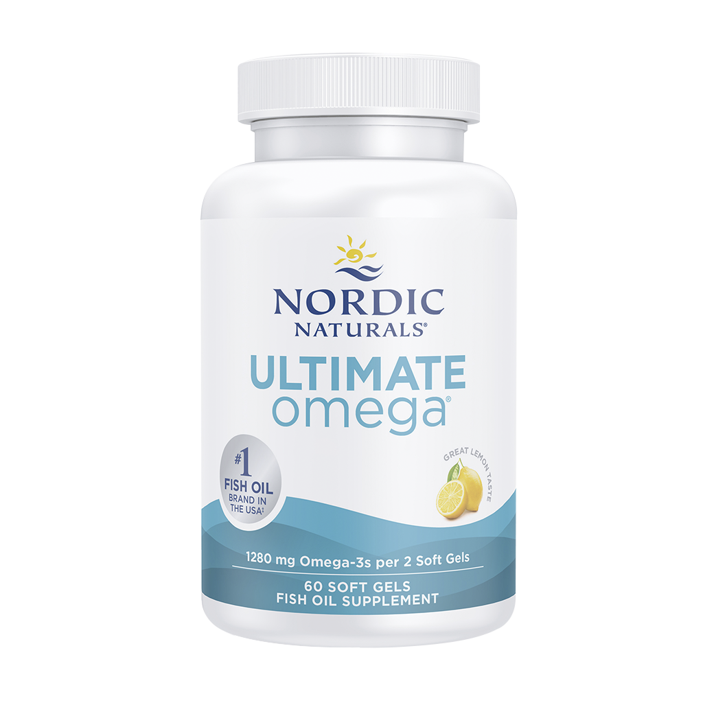 Ultimate Omega - 1280mg Limão - 60 Cápsulas Moles - Nordic Naturals - Image 1
