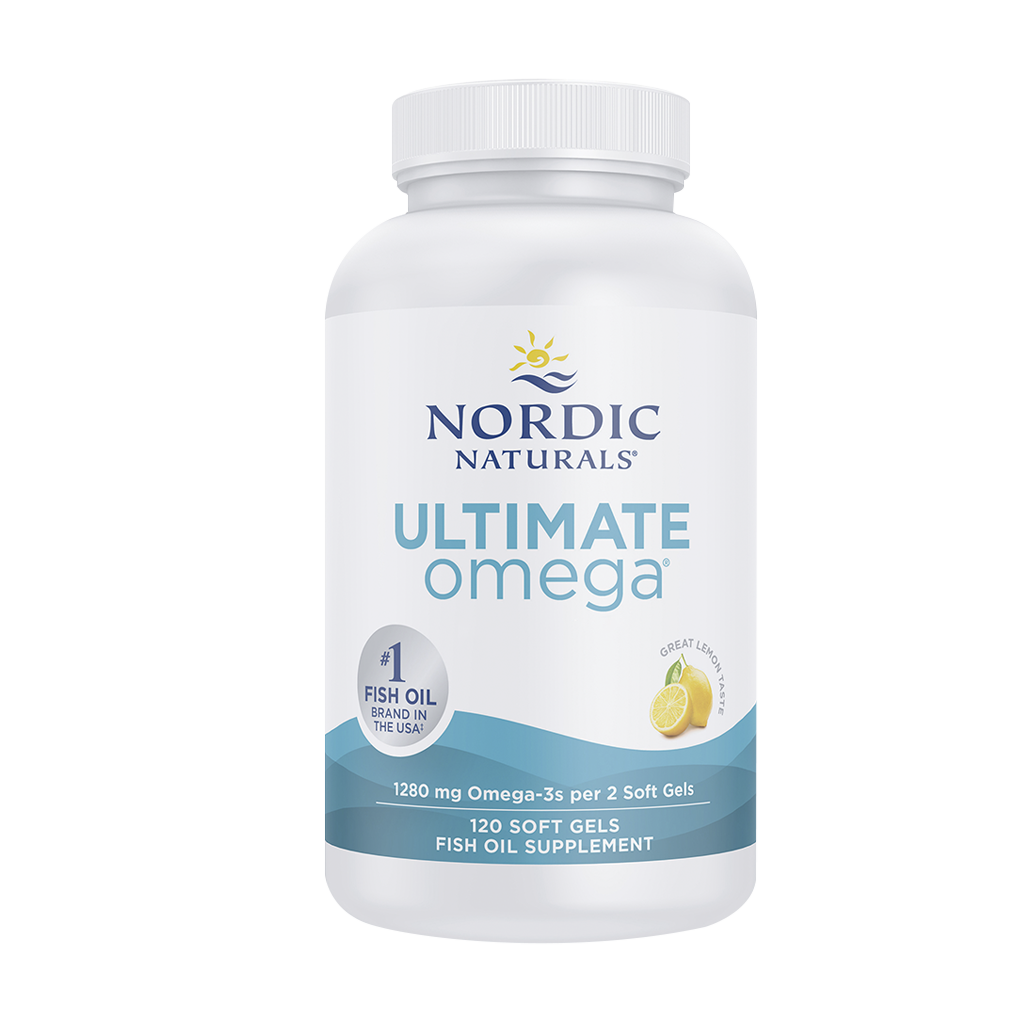 Ultimate Omega - 1280mg Limão - 120 Cápsulas Moles - Nordic Naturals - Image 1