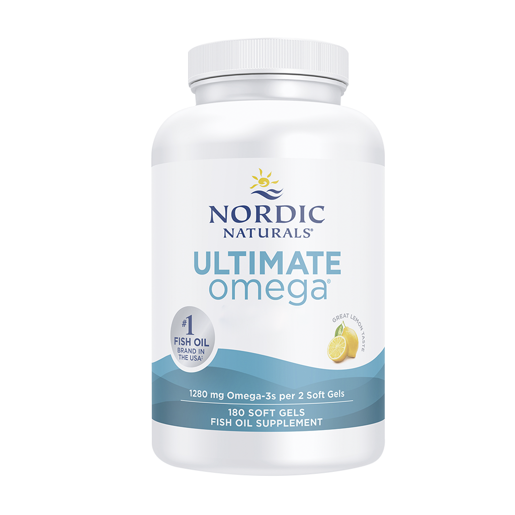 Ultimate Omega - 1280mg Limão - 180 Cápsulas Moles - Nordic Naturals - Image 1