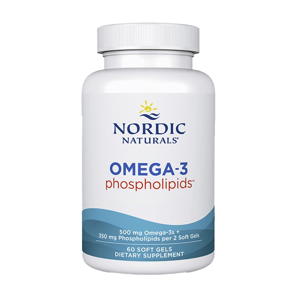 Omega-3 Phospholipids, 500mg - 60 Cápsulas Moles - Nordic Naturals - Image 1