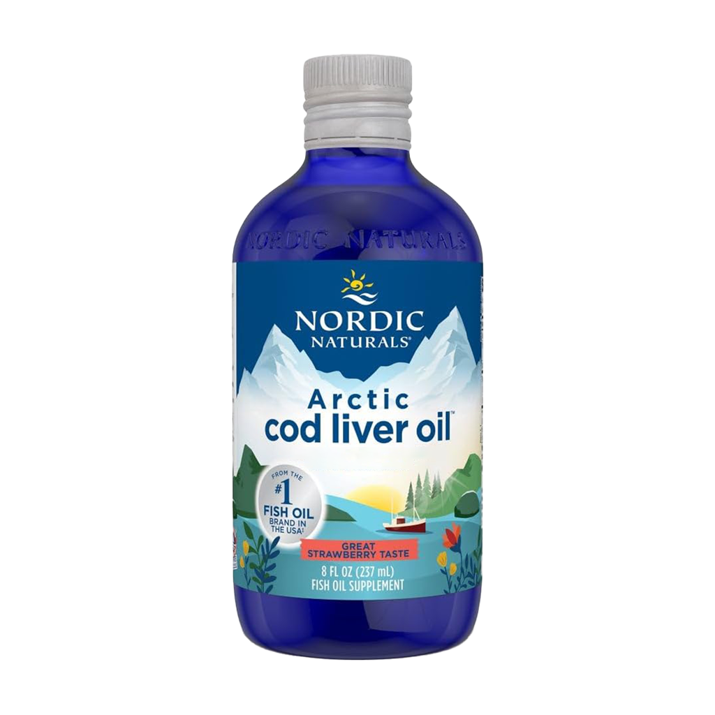 Arctic Cod Liver Oil - 1060mg Strawberry - 237 ml  - Nordic Naturals - Image 1