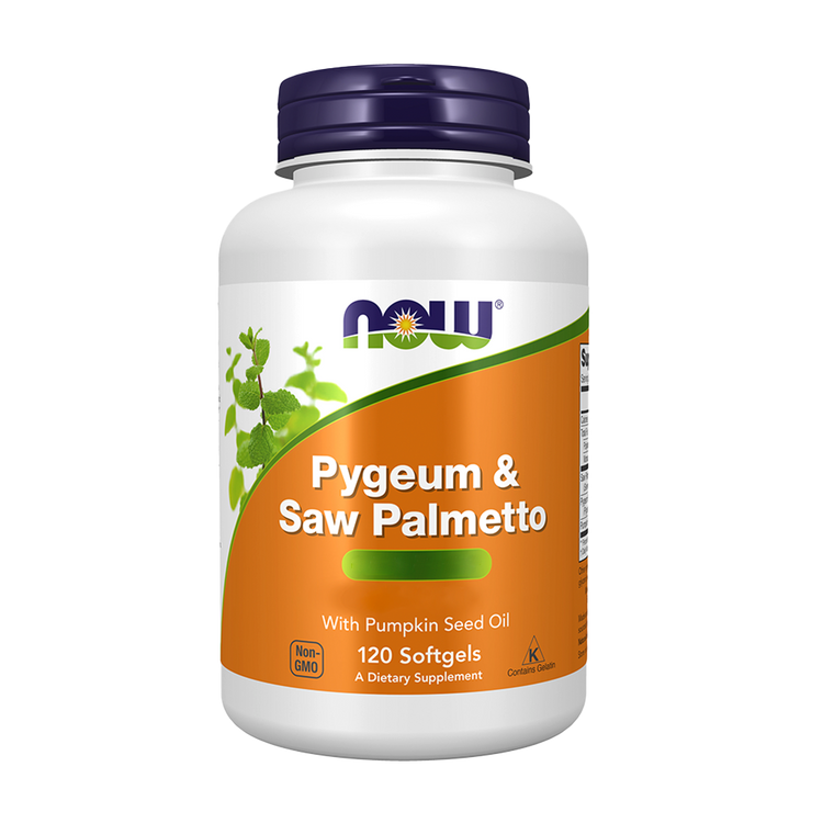 Pygeum and Sabal Palmetto - 120 Soft Capsules - Now - Image 1