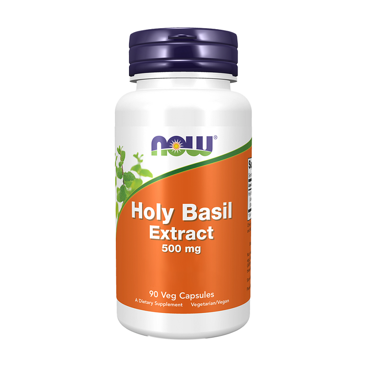 Holy Basil Extract, 500mg - 90 Cápsulas - Now - Image 1