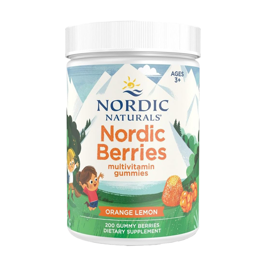 Nordic Berries Multivitamin - 200 gummy berries - Original Flavor - Nordic Naturals - Image 1