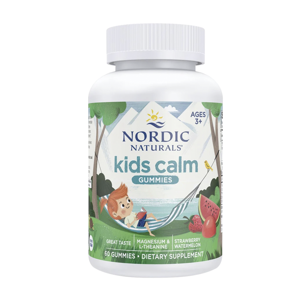 Kids Calm Gummies, Strawberry Watermelon - 60 gummies - Nordic Naturals - Image 1