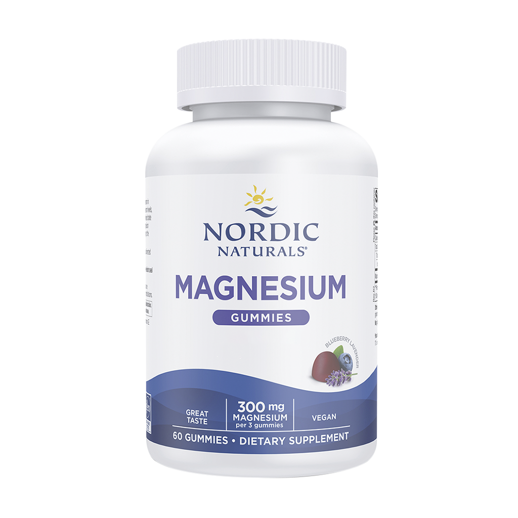 Magnesium Gummies, Blueberry Lavender - 60 gummies – Nordic Naturals - Image 1