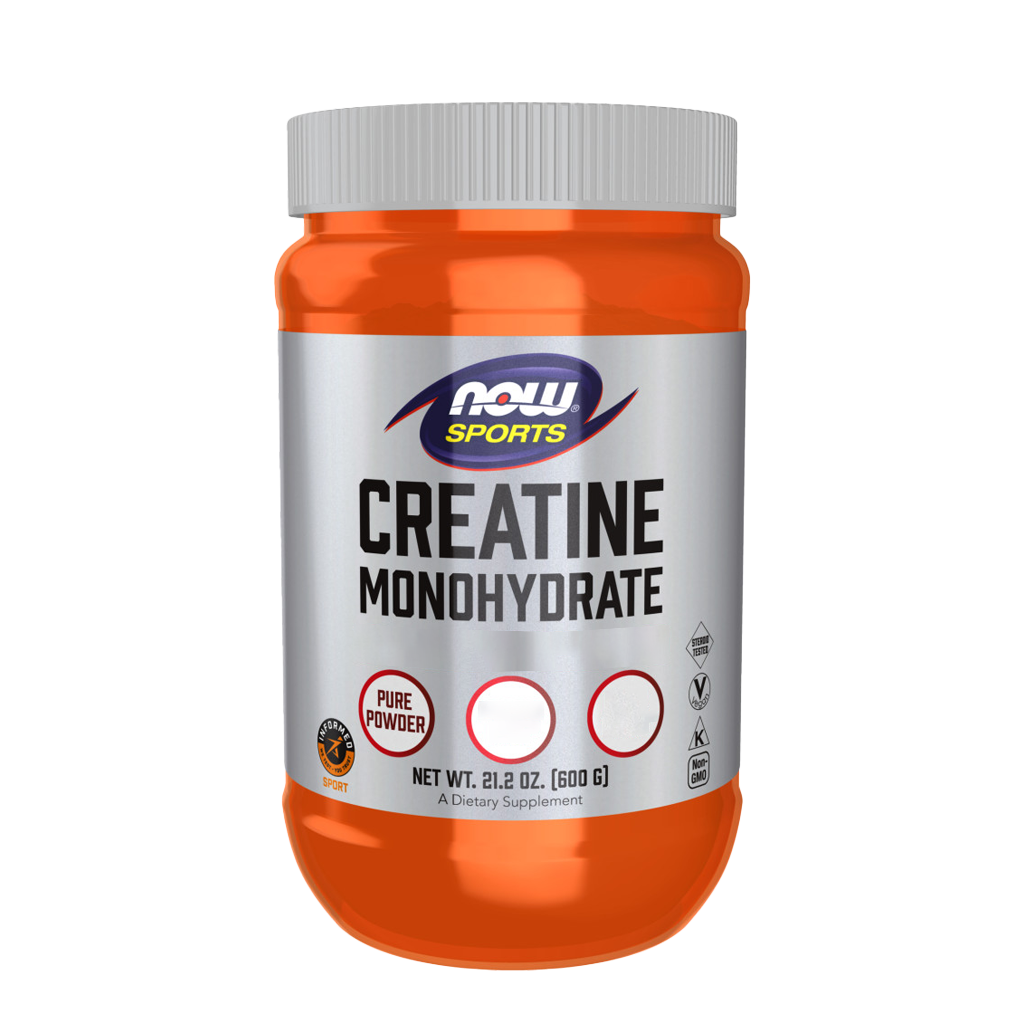 Creatine Monohydrate Powder 607gr - Now - Image 1