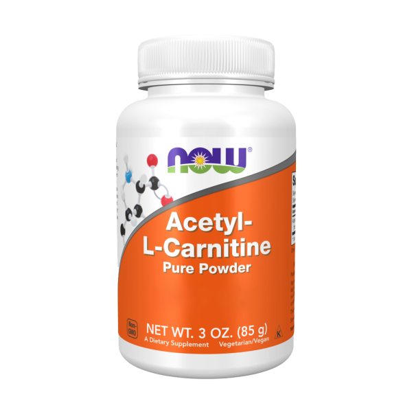 Acetil-L-Carnitina Powder em pó 340g - Now