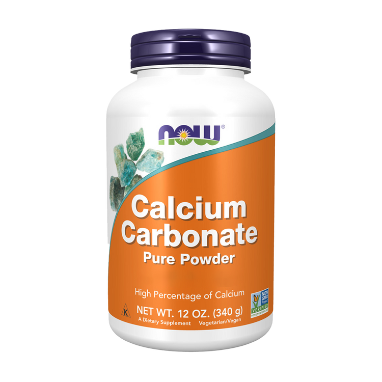 Calcium Carbonate Pure Powder - 340 grams - Now - Image 1