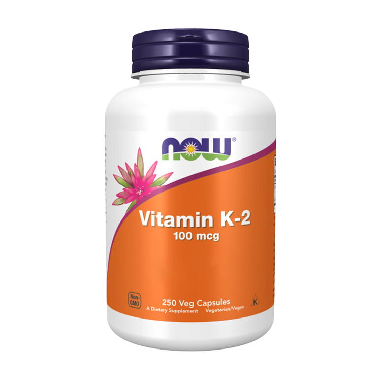 Vitamina K-2 - 100mcg - 250 Cápsulas - Now - Image 1
