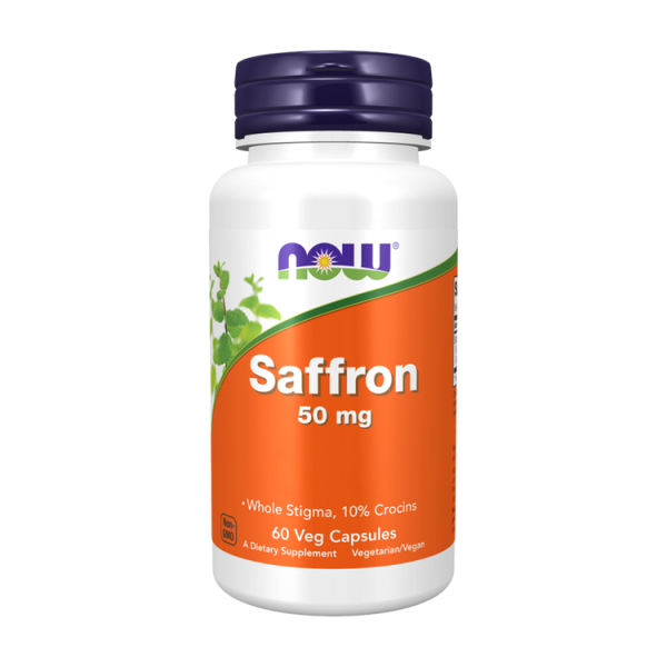 Açafrão 50 mg 60 Cápsulas - Now