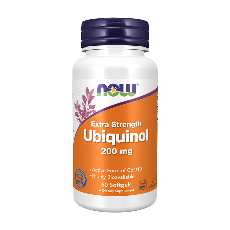 Ubiquinol Extra Forte 200 mg - 60 Cápsulas - Now - Imagen 1
