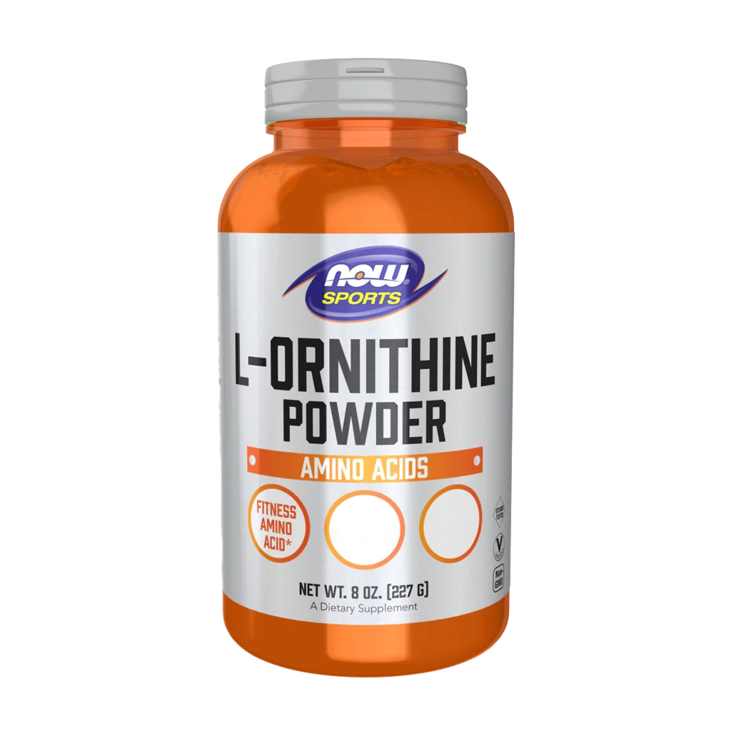 L-Ornithine - Powder - 227g - Now - Image 1