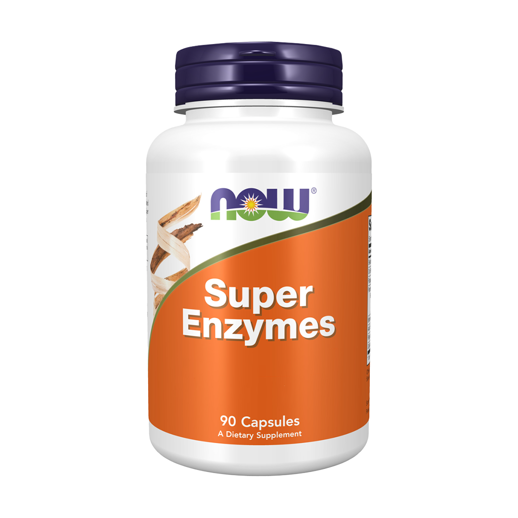Super Enzimas 90 Cápsulas - Now - Imagen 1