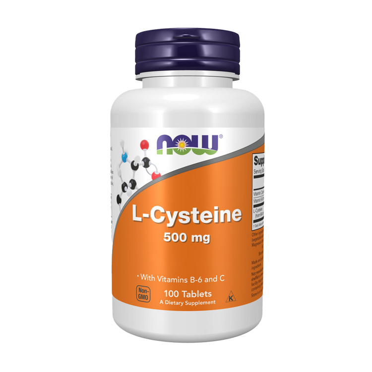production_2Flistings_2F7f1c6006-e108-4d83-8f76-140757c89e04_2Fproduction_listings_NOWCY500MG100TAB_NOW-Foods-L-Cysteine-500-mg-met-vitamine-B6-en-C-_100-tabletten_-Voorkant_x750_crop_center.png.png L-Cysteine 500mg 100 Comprimidos - NOW - Image 1