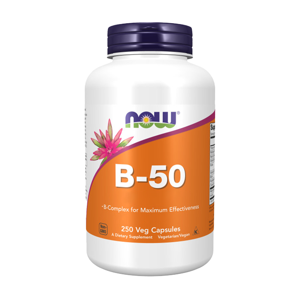 Vitamina B-50 - 250 Cápsulas - Now - Imagen 1