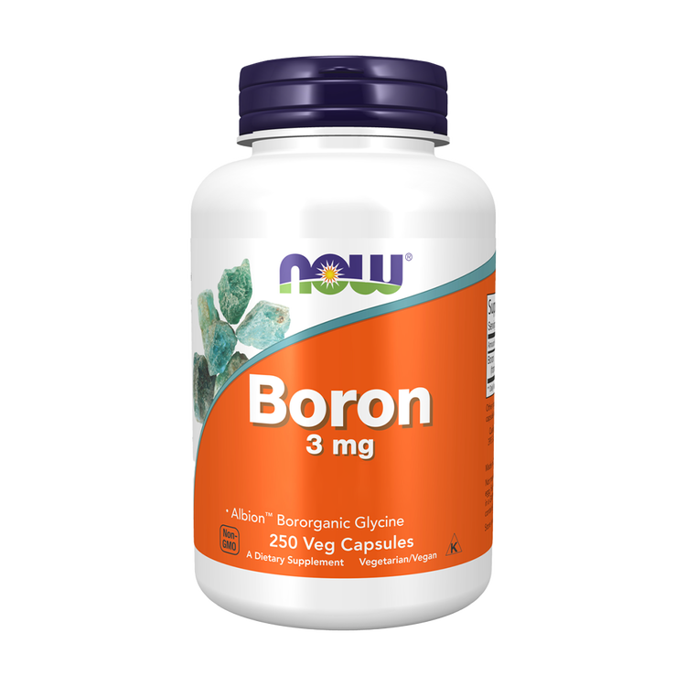Boro 3 mg  - 250 Cápsulas - Now - Image 1