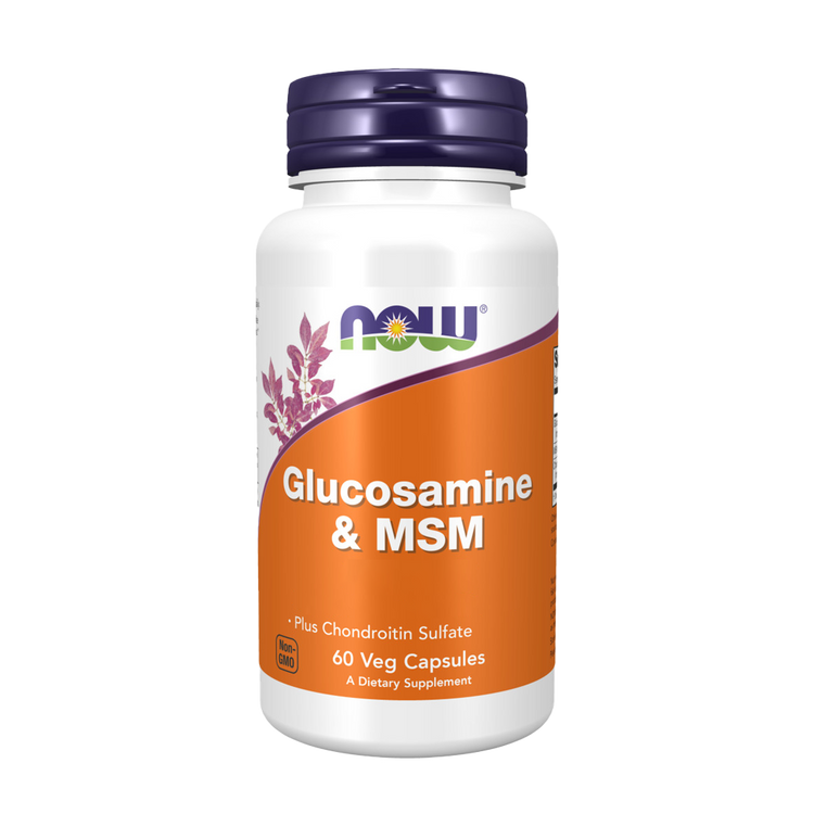 Glucosamine + MSM - 60 Capsules - Now - Image 1