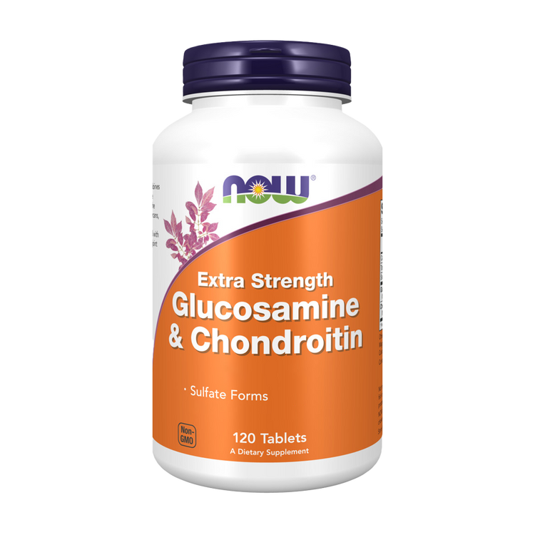 Glucosamine & Chondroitin Extra - 120 Tablets - Now - Image 1