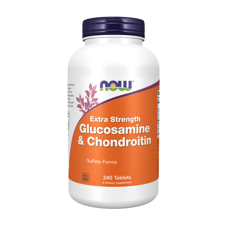 Glucosamine & Chondroitin Extra - 240 Tablets - Now - Image 1