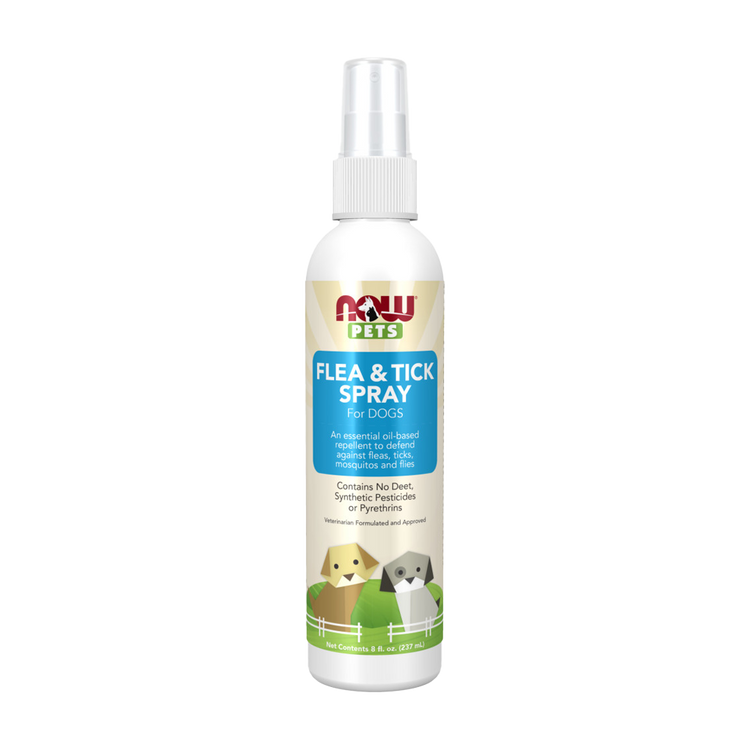 Spray Pulgas y Garrapatas Mascotas - 237ml - Now - Imagen 1