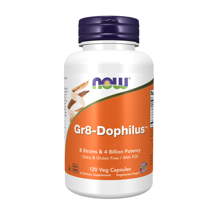Gr8-Dophilus - 120 Cápsulas - Now - Imagen 1