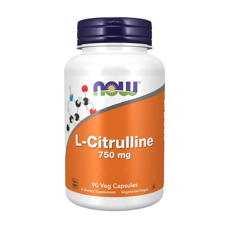 L-Citrulline 750 mg - 90 cápsulas - Now - Image 1