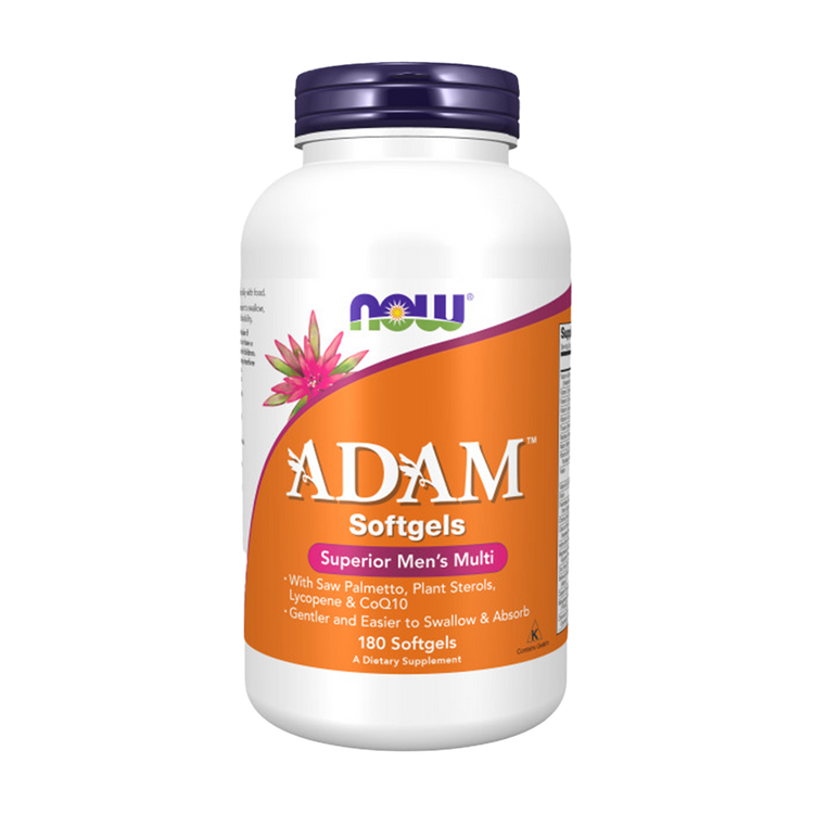 Adam Multivitamínico Masculino - 180 Cápsulas moles - Now - Image 1