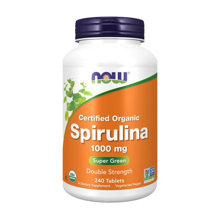 Spirulina 1000mg - 240 Cápsulas - Now - Image 1