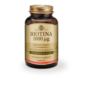 Biotina 1000 µG 50 Cápsulas vegetais – Solgar