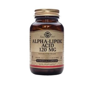 Ácido Alfa Lipoico 120mg - 60 Cápsulas - Solgar