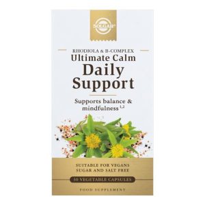 Ultimate Calm Daily Support - Vitamins B And Rhodiola - 30 Capsules - Solgar