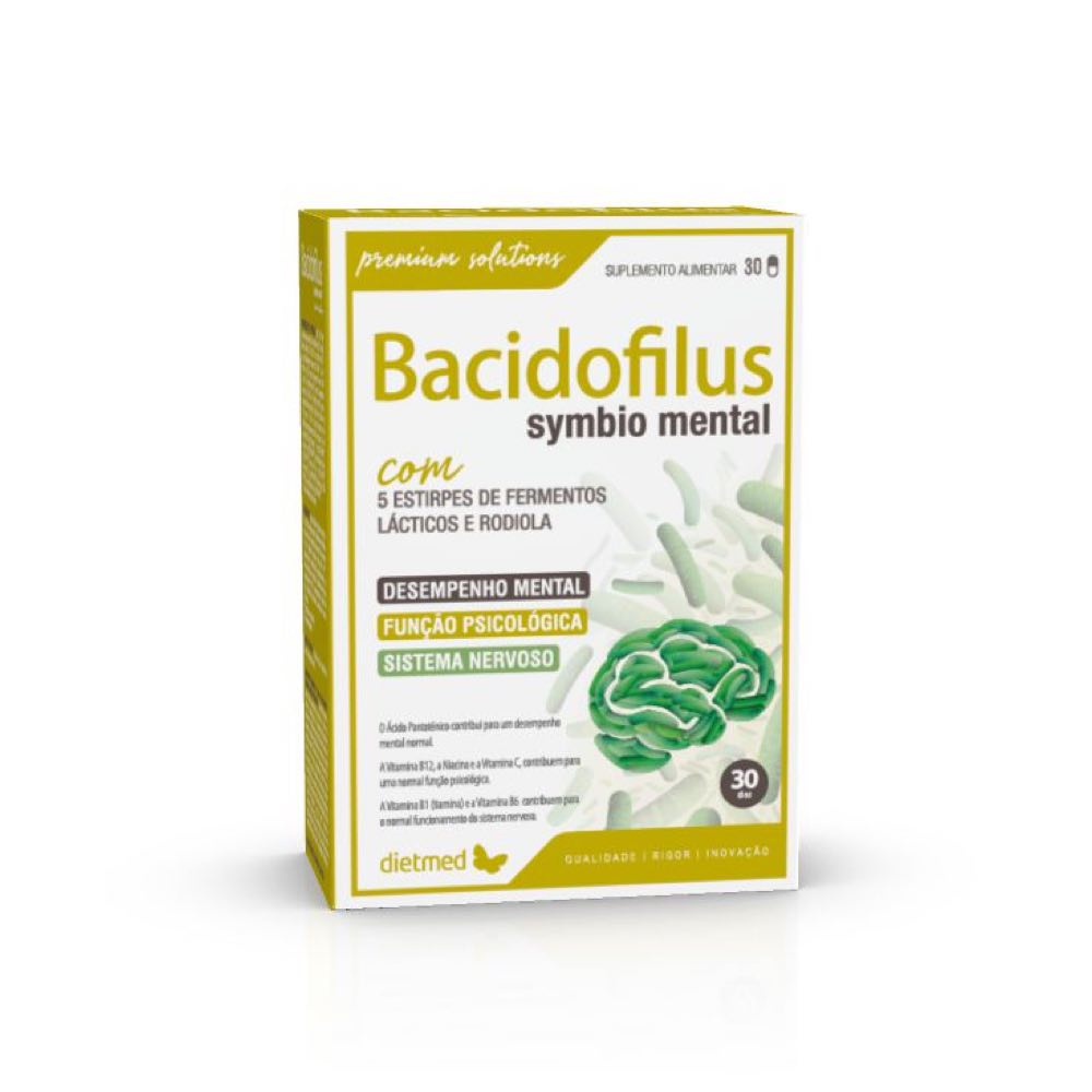 bacidofilus-symbio-mental-dietmed.jpg Bacidofilus Symbio Mental - 30 cápsulas - Dietmed - Image 1