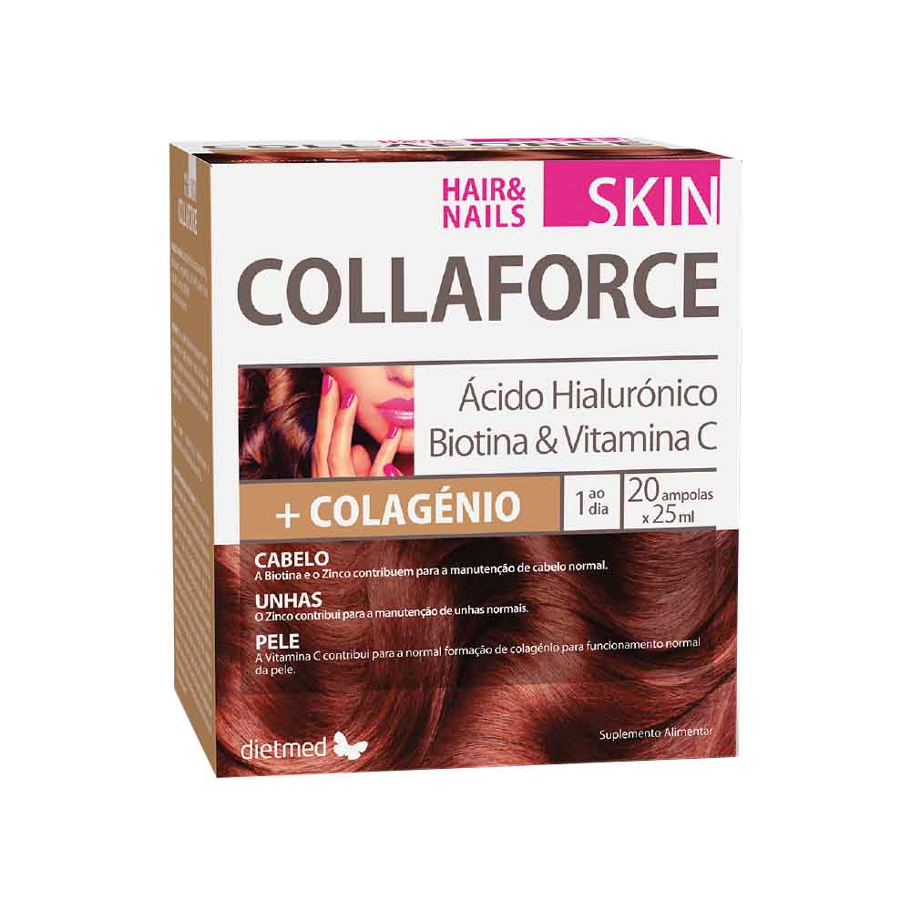 collaforce-skin-cabelo-unhas.jpg Collaforce Skin Skin, Hair and Nails 20 ampoules - Dietmed - Image 1