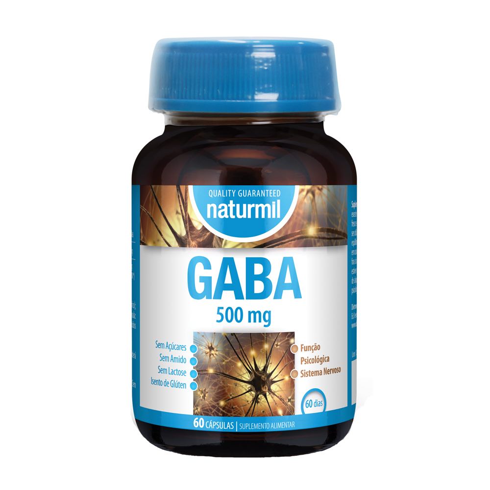 gaba-500caps-naturmil.jpg Gaba 500 mg 60 tablets - Naturmil - Image 1