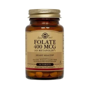 Folato Metafolin 400 µg 50 comprimidos - Solgar