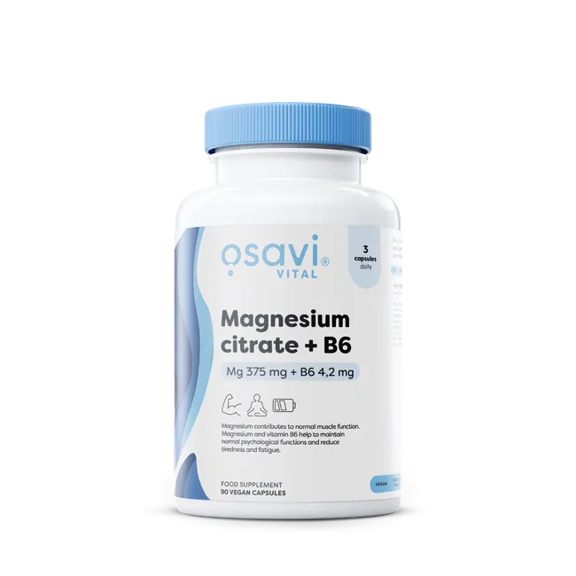 pc0191090_magnesium_citrate_b6_375mg_f_uk_bt_.webp Citrato de magnesio + B6 - 375mg + 4,2mg - 90 cápsulas vegetales - Osavi - Imagen 1