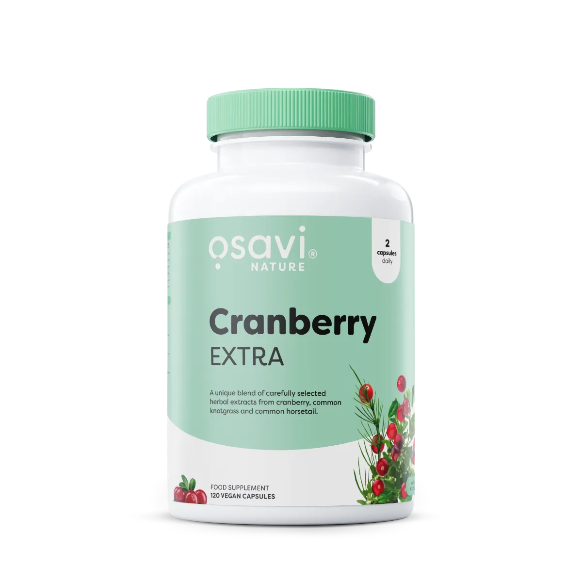 pc02600120_cranberry_forte_f_uk_bt_1_.webp Arándano EXTRA - 120 cápsulas vegetales - Osavi - Imagen 1