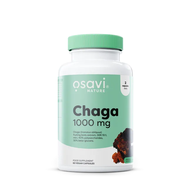 pc0284060_chaga_500_mg_f_uk_bt_.webp Chaga - 1000mg - 60 vegetarian capsules - Osavi - Image 1