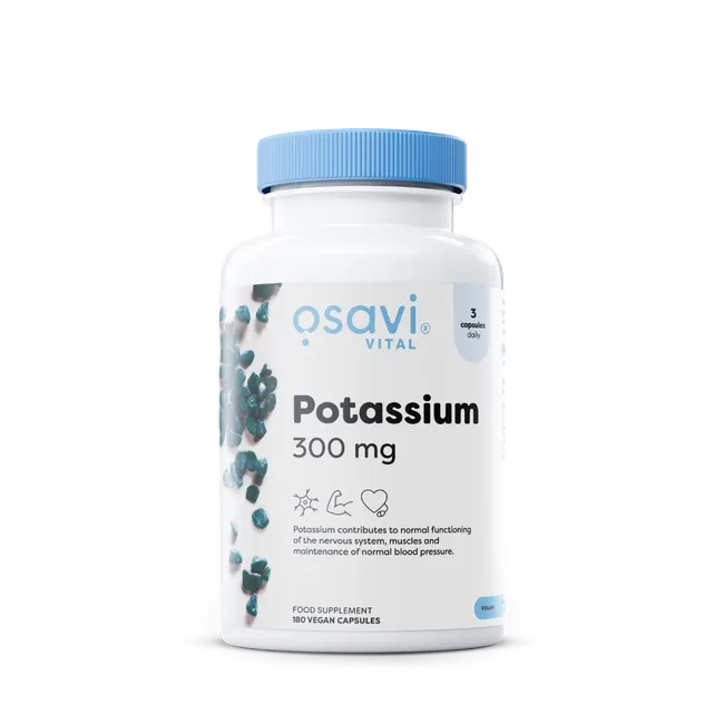 Potássio - 300mg - 180 cápsulas vegetais - Osavi - Image 1