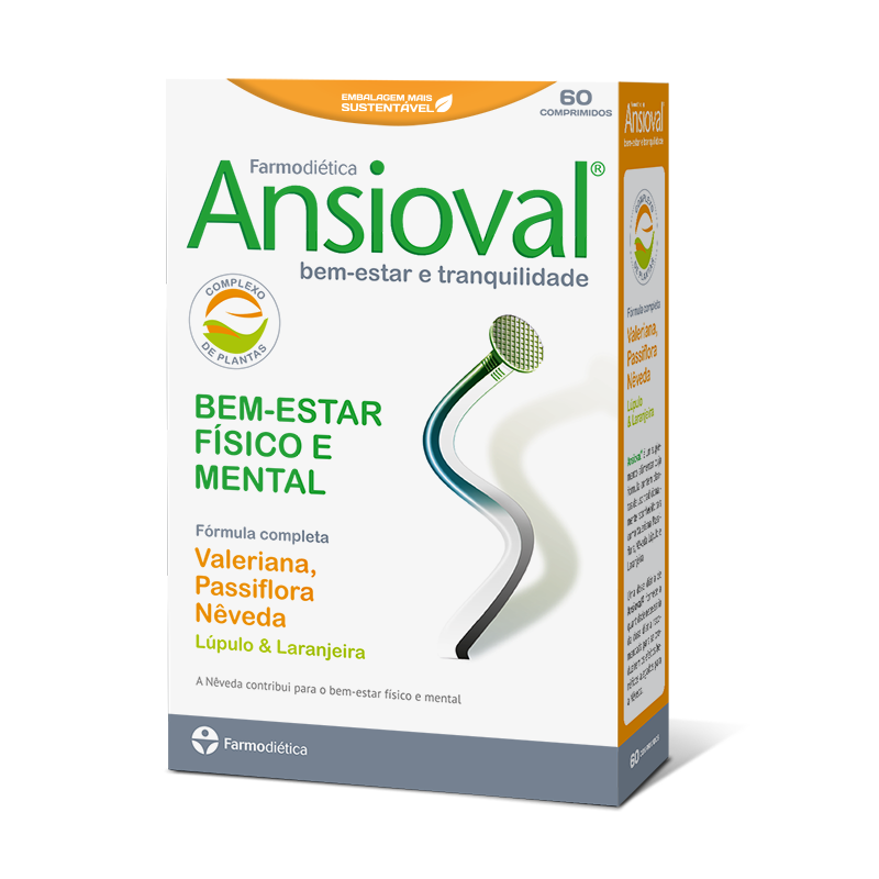 3D-Ansioval 60 Comp Ansioval 60 Tablets - Farmodiética - Image 1