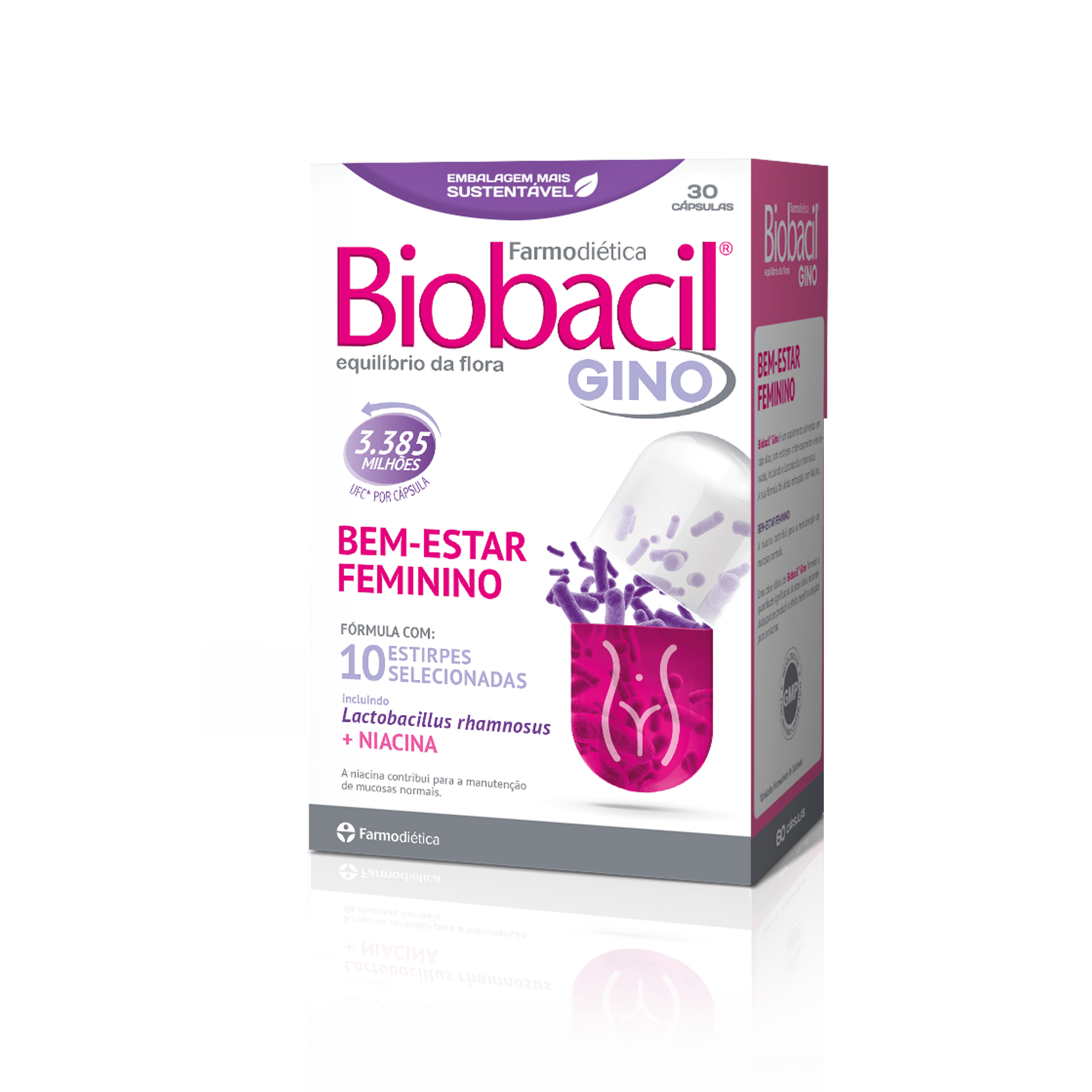 3D-Biobacil-Gino-60-caps.png.webp Biobacil Gino 60 cápsulas - Farmodiética - Imagen 1
