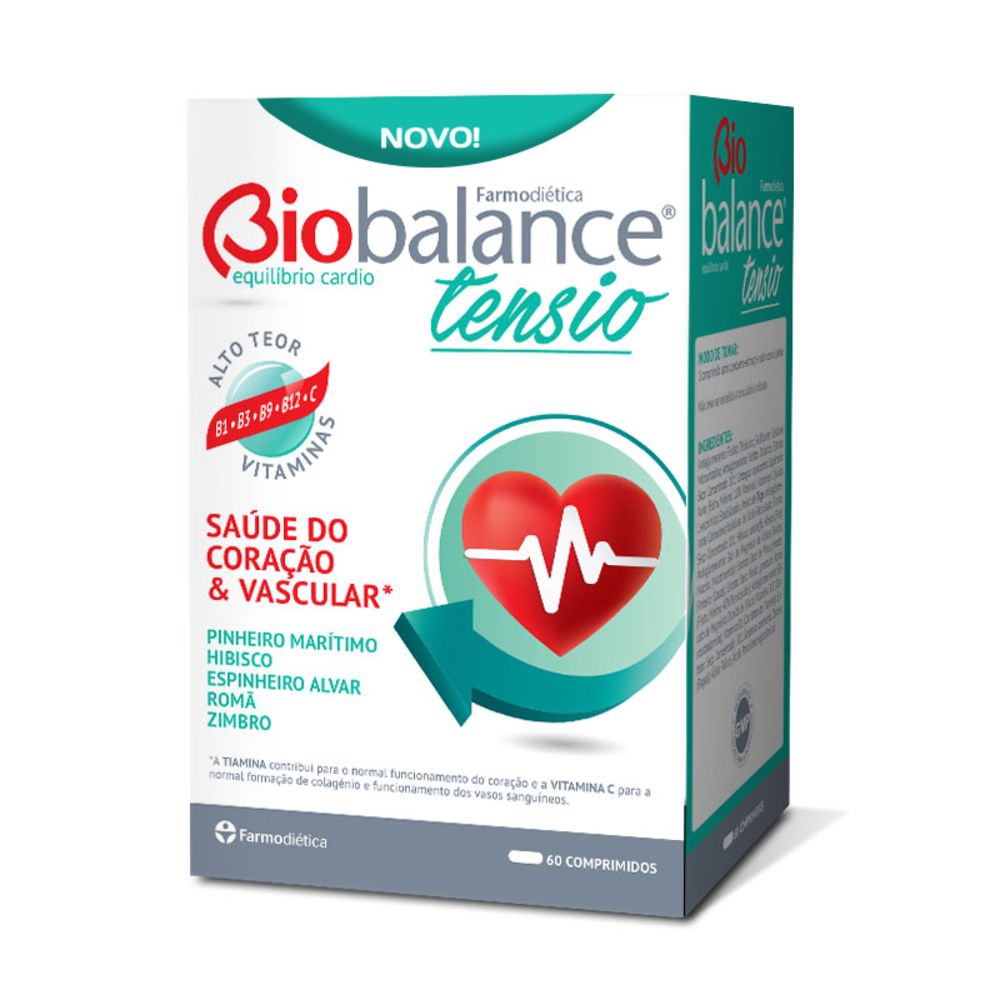 3D-Biobalance_Tensio60Caps Biobalance Tensio 60 Tablets - Farmodiética - Image 1
