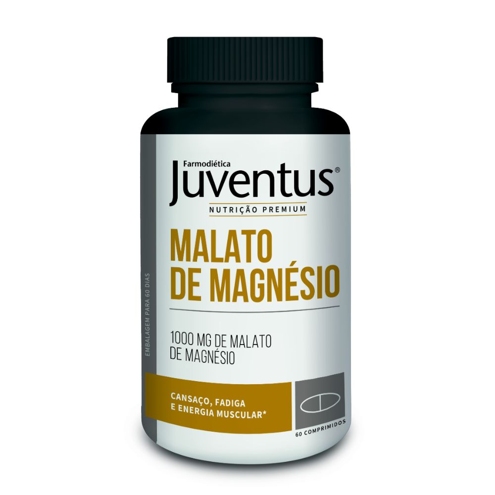 3D-Juventus Premium Malato de Magnesio 60 comp Juventus Premium Magnesium Malate 60 Tablets - Farmodiética - Image 1