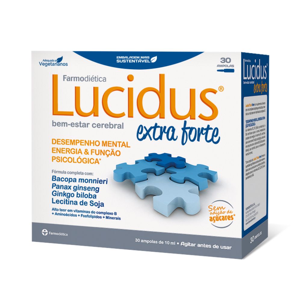 3D-Lucidus Extra Forte 30 amp Lucidus Extra Fuerte 30 ampollas - Farmodiética - Imagen 1