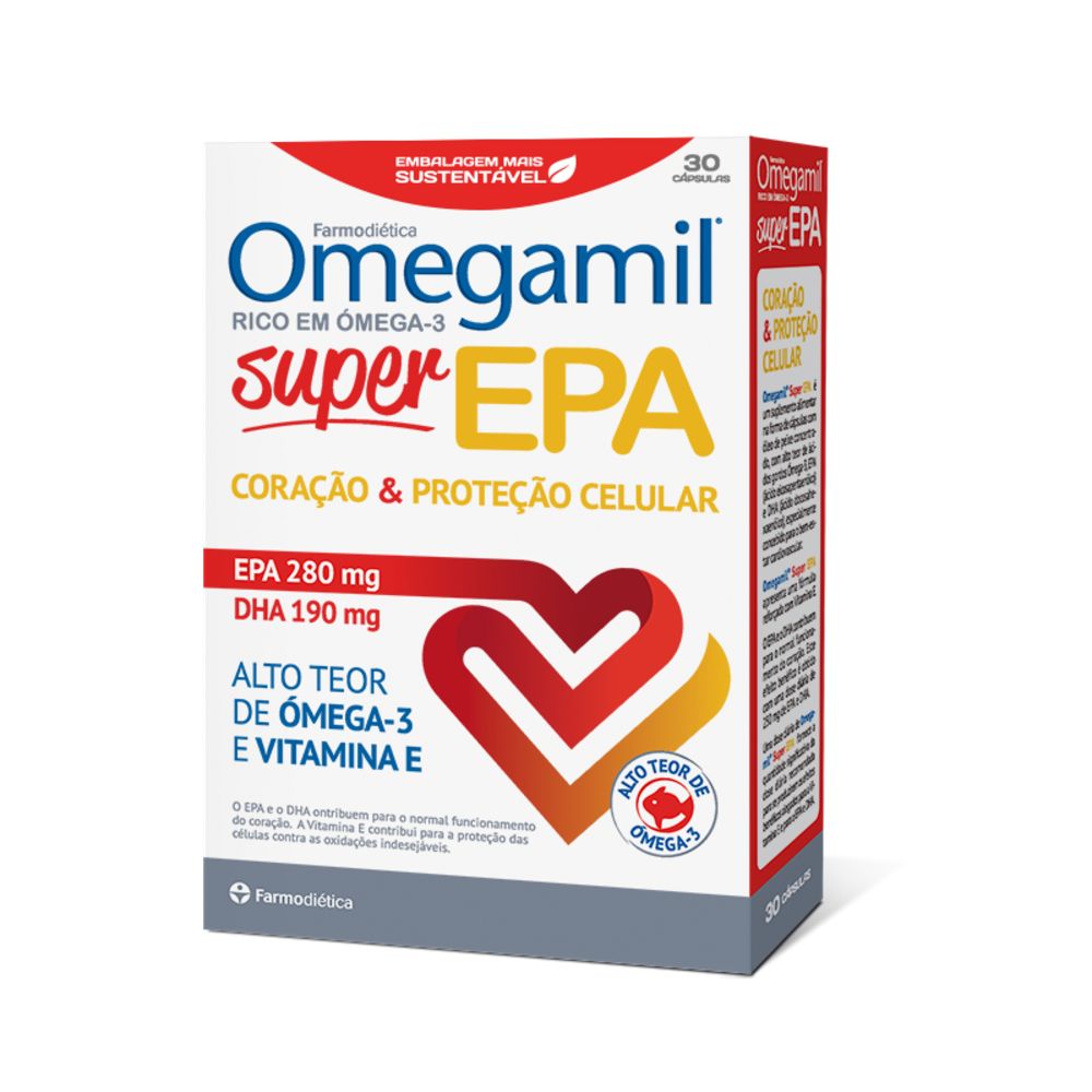 3D-Omegamil Super EPA 30 Caps Omegamil Super EPA 30 Capsules - Farmodiética - Image 1